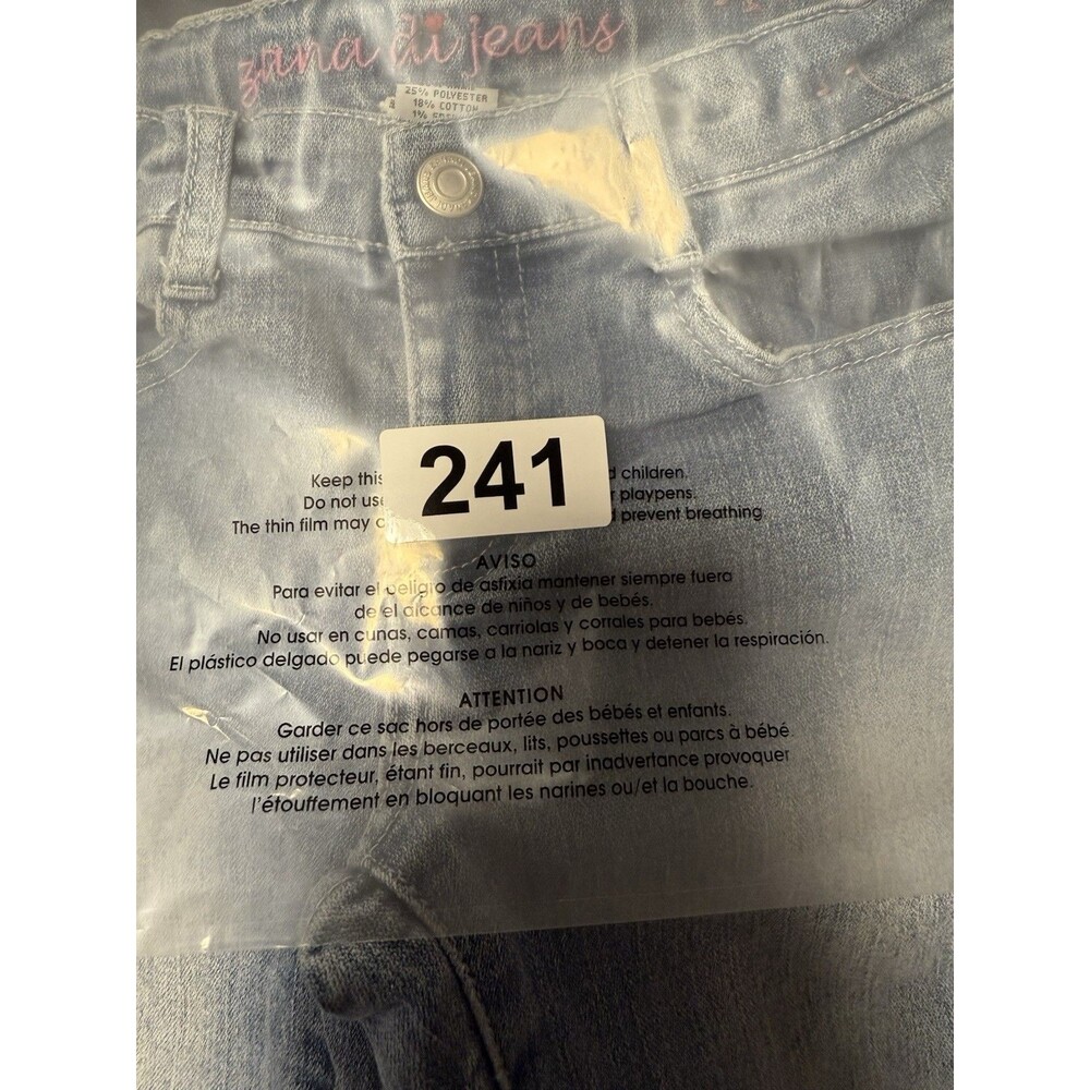 Zana di jeans medium wash with embroidered details Girls Size 6 🩷❤️ - Picture 7 of 7